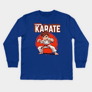 Kyokushin Karate Kids Long Sleeve T-Shirt